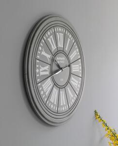 Drewniany zegar ścienny, styl rustykalny 