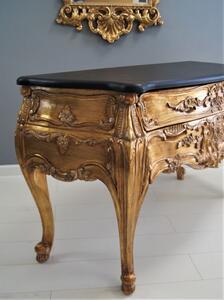 Barokowa komoda, kolor ciemno-złoty