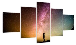 Obraz - niebo pełne gwiazd (125x70 cm)