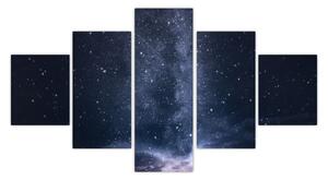 Obraz nieba z gwiazdami (125x70 cm)