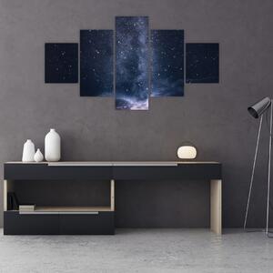 Obraz nieba z gwiazdami (125x70 cm)
