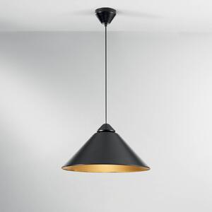 Luce Ambiente Design Lampa wisząca Big Bang, możliwość ściemniania, czarny, salon / jadalnia, metal, nowoczesny