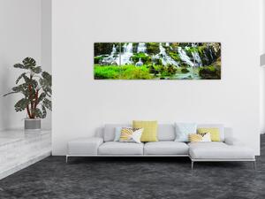 Obraz - wodospady (170x50 cm)