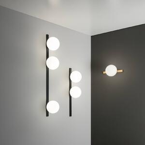 Luce Ambiente Design Kinkiet Enoire, możliwość ściemniania, czarny, salon / jadalnia, metal, nowoczesny