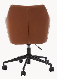 Krzesło biurowe ze sztucznej skóry Nora, obrotowe