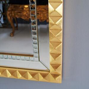 Lustrzana konsola z lustrem w komplecie, styl modernistyczny