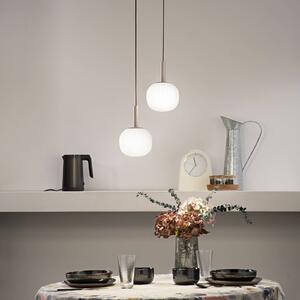 Luce Ambiente Design Lampa wisząca Eris, możliwość ściemniania, brązowy / rdzawy, salon / jadalnia, aluminium, nowoczesny