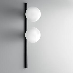 Luce Ambiente Design Kinkiet Enoire, możliwość ściemniania, czarny, salon / jadalnia, metal, nowoczesny