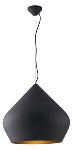 Luce Ambiente Design Lampa wisząca Tholos, możliwość ściemniania, czarny, salon / jadalnia, metal, nowoczesny