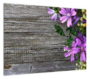 Obraz - kwiaty polne (70x50 cm)