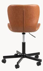 Krzesło biurowe ze sztucznej skóry Batilda, obrotowe