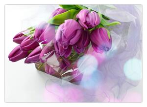 Obraz - bukiet tulipanów (70x50 cm)