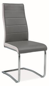 Krzesło H353 Chrom / Szare