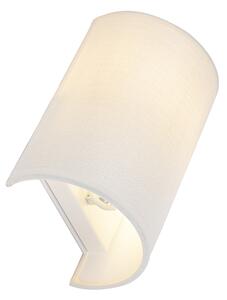 Inteligentna lampa ścienna biała z WiFi A60 - Simple Drum Jute