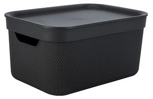 Plastikowy pojemnik z pokrywką Deco − Rotho