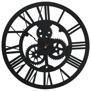 Zegar ścienny, czarny, 30 cm, akrylowy