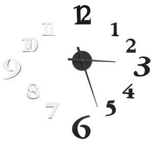 Zegar ścienny 3D, nowoczesny design, czarno-biały, 100 cm, XXL