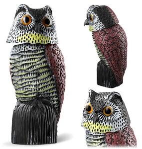 Figurka sowy z ruchomą głową 37 x 17 cm