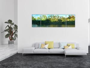 Obraz - jezioro (170x50 cm)