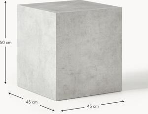 Stolik pomocniczy o wyglądzie betonu Lesley
