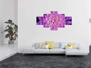 Szczegółowy obraz kwiatu (125x70 cm)