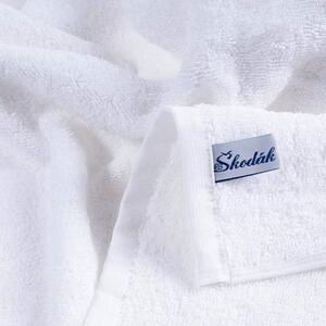 Goldea ręcznik kąpielowy frotte - 400g/m2 - biały 50 x 100 cm