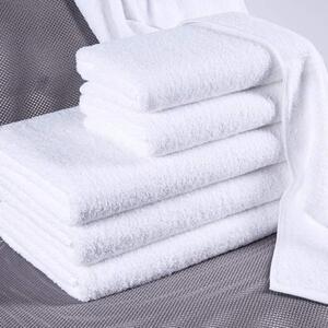 Goldea ręcznik kąpielowy frotte - 400g/m2 - biały 50 x 100 cm