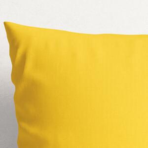 Goldea poszewka na poduszkę bawełniana - żółta 40 x 60 cm