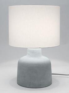 Ręcznie wykonana lampa stołowa z betonową podstawą Ike