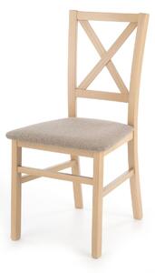 Krzesło Lucek 1 129 Dąb Riviera / 612 Beżowe Inari 23
