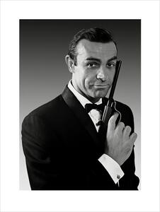 Druk artystyczny James Bond 007 - Connery, (60 x 80 cm)