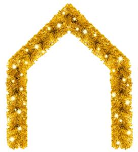 Girlanda świąteczna z lampkami LED, 10 m, złota