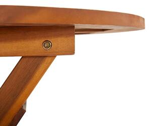 Okrągły stół z drewna akacjowego - Gelir