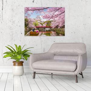 Obraz wiśni japońskiej (70x50 cm)