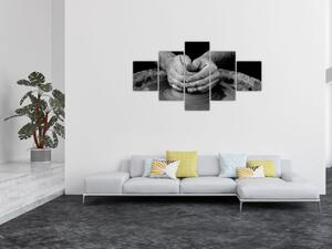 Obraz czarno-biały - garncarstwo (125x70 cm)