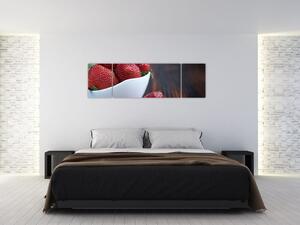 Obraz truskawek (170x50 cm)