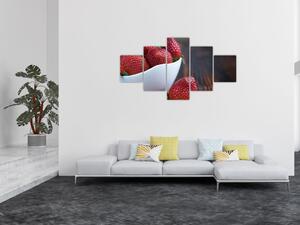 Obraz truskawek (125x70 cm)