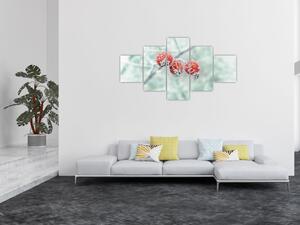 Obraz mrożonych owoców dzikiej róży (125x70 cm)