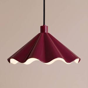 Lampa wisząca Lilliet Lindby, możliwość ściemniania, czerwony, salon / jadalnia, metal, nowoczesny