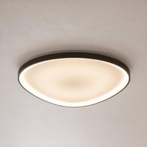 Lampa sufitowa Asken Lucande, możliwość ściemniania, brązowy / rdzawy, przedpokój, aluminium, nowoczesny