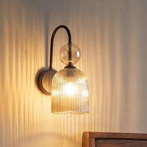Kinkiet Sophia TK Lighting, możliwość ściemniania, aluminiowy / szary / cynkowy, salon / jadalnia, szkło