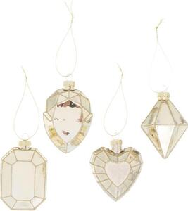 Komplet ozdób choinkowych Diamond, 12 elem