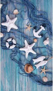 Good Morning Ręcznik plażowy KEVIN, 100x180 cm, niebieski