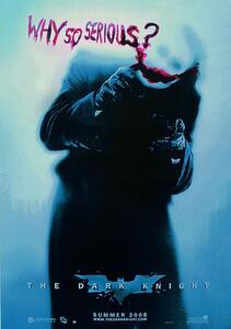 Batman The Dark Knight - Mroczny Rycerz - Joker Why So Serious Heath Ledger, (68 x 98 cm)