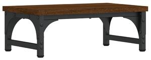 Podstawka na monitor z metalowym stelażem brązowy dąb - Redgun 3X