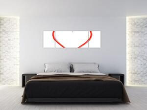 Obraz serca (170x50 cm)