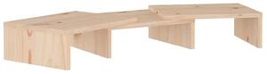 Regulowana półka na biurko z drewna sosnowego - Velpul
