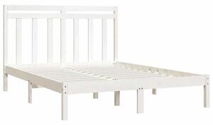 Białe łóżko z litego drewna sosny 120x200 - Selmo 4X