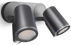 Steinel Reflektor zewnętrzny Spot Duo Sensor z czujnikiem, czarny