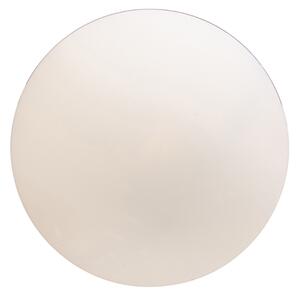 Inteligentna skandynawska lampa wisząca srebrna z opalowym szkłem 50 cm z WiFi A60 - Ball 50